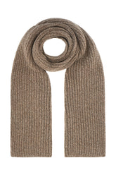 Dove grey wool blend scarf -  | Wise