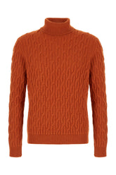 Orange wool sweater -  | Wise