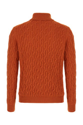 Orange wool sweater -  | Wise