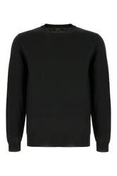 Bottle green wool blend sweater -  | Wise