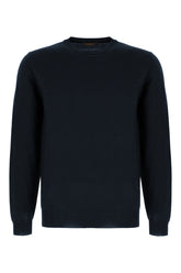 Midnight blue wool blend sweater -  | Wise