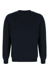 Midnight blue wool blend sweater -  | Wise
