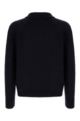 Midnight blue wool sweater -  | Wise