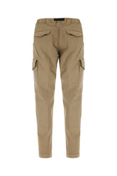 Pantalone in cotone stretch verde kaki -  | Wise