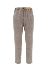 Pantalone in cotone stretch sabbia -  | Wise