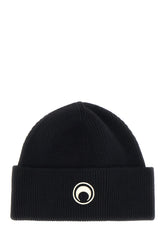 Black wool beanie hat -  | Wise
