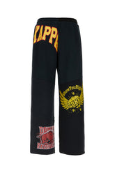 Black cotton and polyester joggers -  | Wise