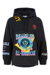 Black cotton and polyester sweatshirt -  | Wise