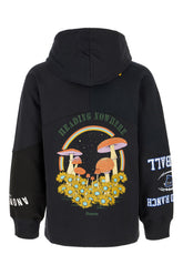 Black cotton and polyester sweatshirt -  | Wise