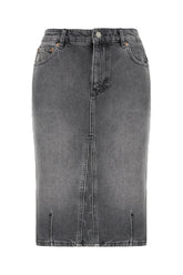 Gonna in denim grigio -  | Wise