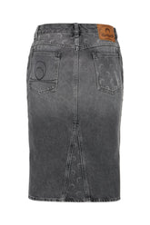 Gonna in denim grigio -  | Wise
