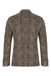 Embroidered cotton blend blazer -  | Wise