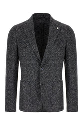 Embroidered acrylic blend blazer -  | Wise