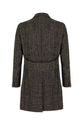 Embroidered wool blend coat -  | Wise