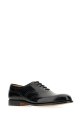 Black leather lace-up shoes -  | Wise