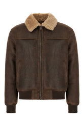 Chocolate leather jacket -  | Wise
