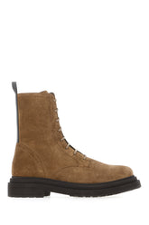 Brown suede ankle boots -  | Wise