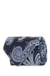 Embroidered silk tie -  | Wise
