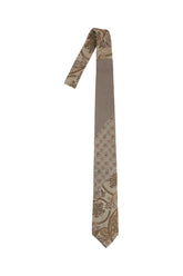 Embroidered silk tie -  | Wise