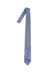 Embroidered silk tie -  | Wise