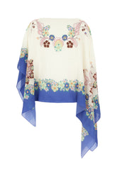 Printed silk blouse -  | Wise