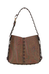 Borsa shopping Vulcano in cotone ricamato -  | Wise