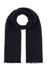 Embroidered wool scarf -  | Wise