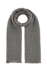Embroidered wool scarf -  | Wise
