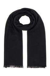 Black wool scarf -  | Wise