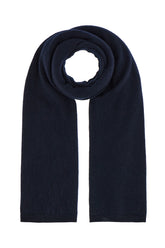 Midnight blue cashmere scarf -  | Wise