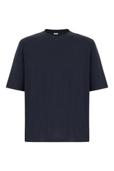 Navy blue stretch cotton t-shirt -  | Wise