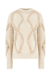 Cappuccino wool blend sweater -  | Wise