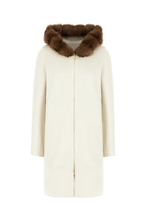 Sand cashmere reversible coat -  | Wise