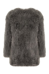 Cappotto in montone grigio -  | Wise