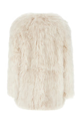 Cappotto in montone avorio -  | Wise