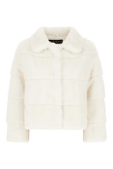 White mink fur coat -  | Wise