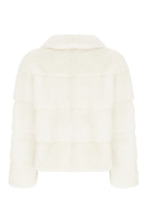 White mink fur coat -  | Wise