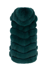 Pelliccia smanicata in volpe verde smeraldo -  | Wise