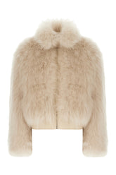 Giubbino in montone beige -  | Wise