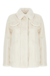 White mink fur coat -  | Wise