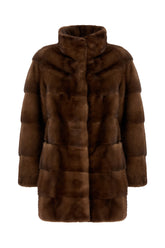 Pelliccia in visone marrone -  | Wise