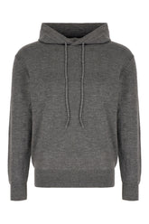 Melange grey wool blend sweater -  | Wise