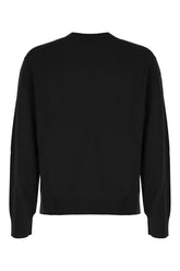 Black wool blend sweater -  | Wise