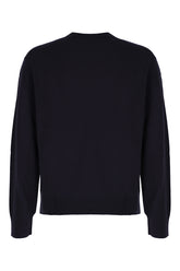 Midnight blue wool blend sweater -  | Wise