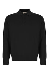 Black wool blend sweater -  | Wise