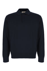 Midnight blue wool blend sweater -  | Wise