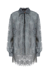 Powder blue laces shirt -  | Wise