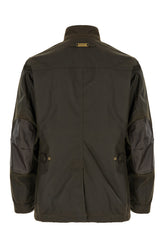 Bottle green cotton Ogston jacket -  | Wise