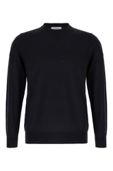 Maglione in lana blu notte -  | Wise