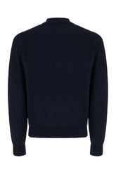 Maglione in lana blu notte -  | Wise